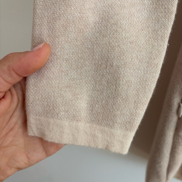 Title Nine  Barra Tunic Sweater Merino Wool Blend Pink Fair Isle Nordic Travel - Picture 5 of 13